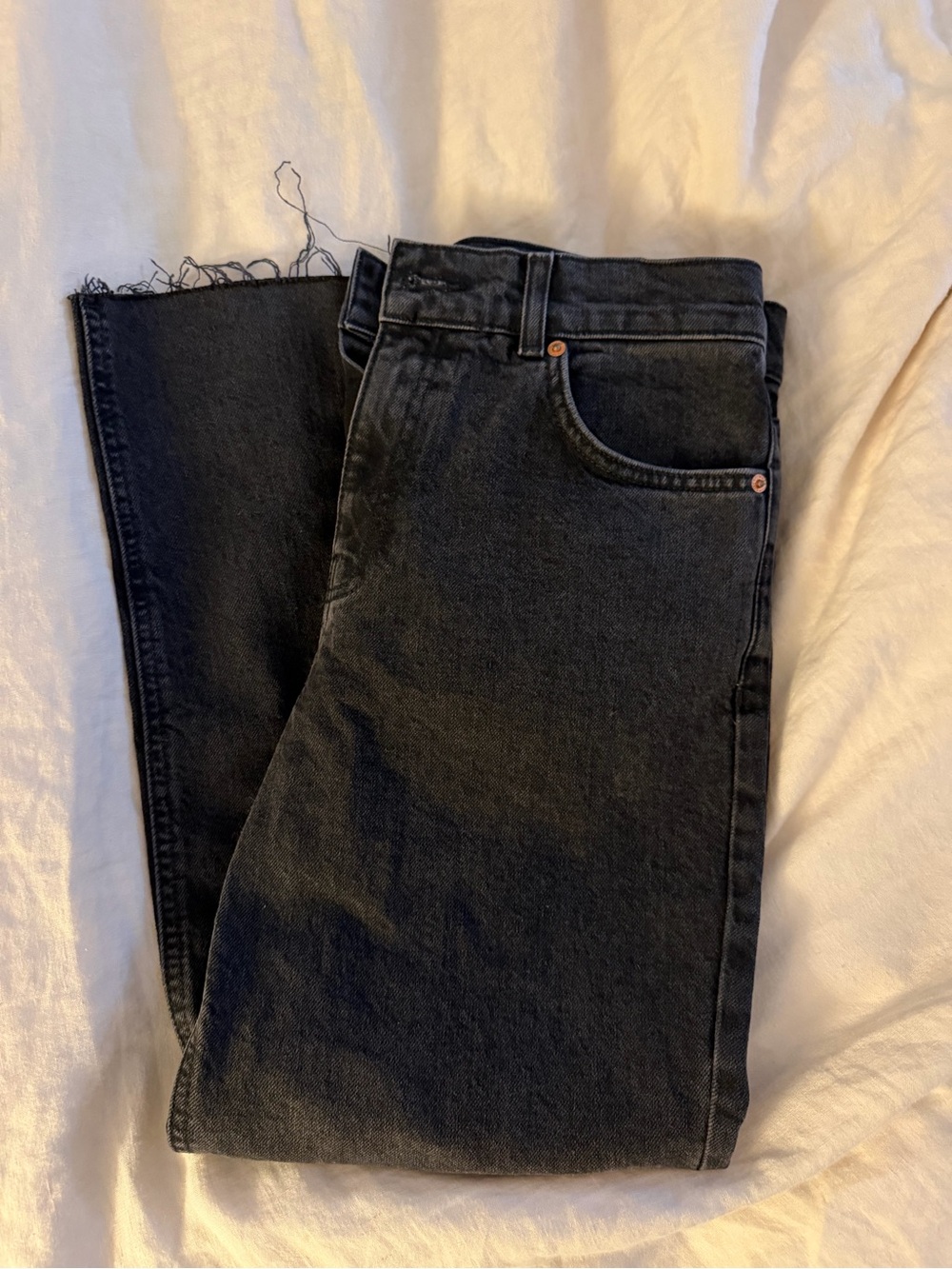 ASOS Black Straight-Leg Jeans